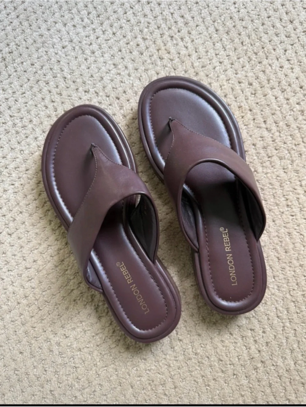 ASOS London Rebel Chocolate Sandals